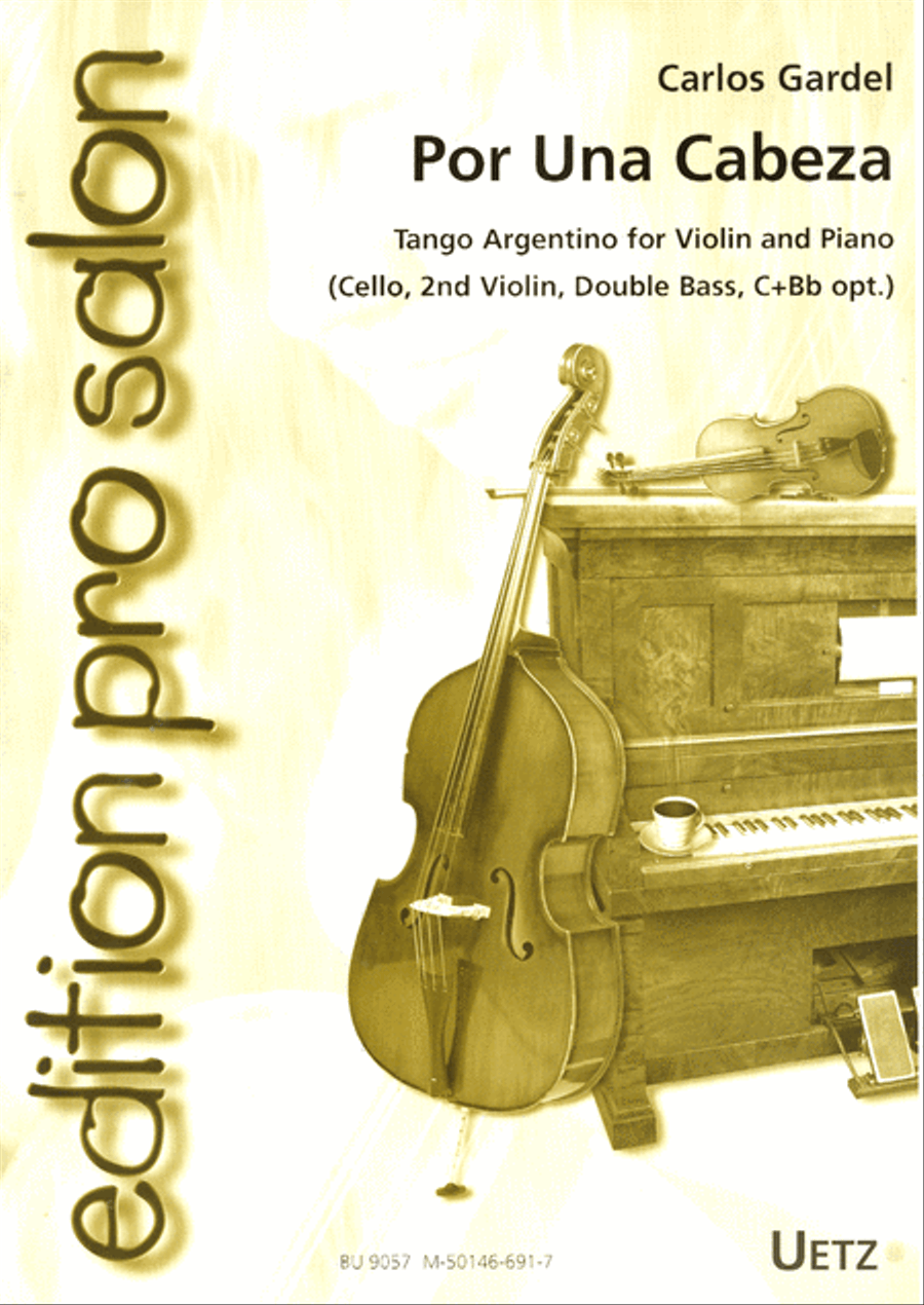 Por Una Cabeza Cello scores gallery preview page 1
