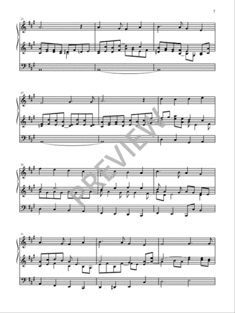 Gathered to Worship - Volume 1 Hymn Anthems scores gallery preview page 8