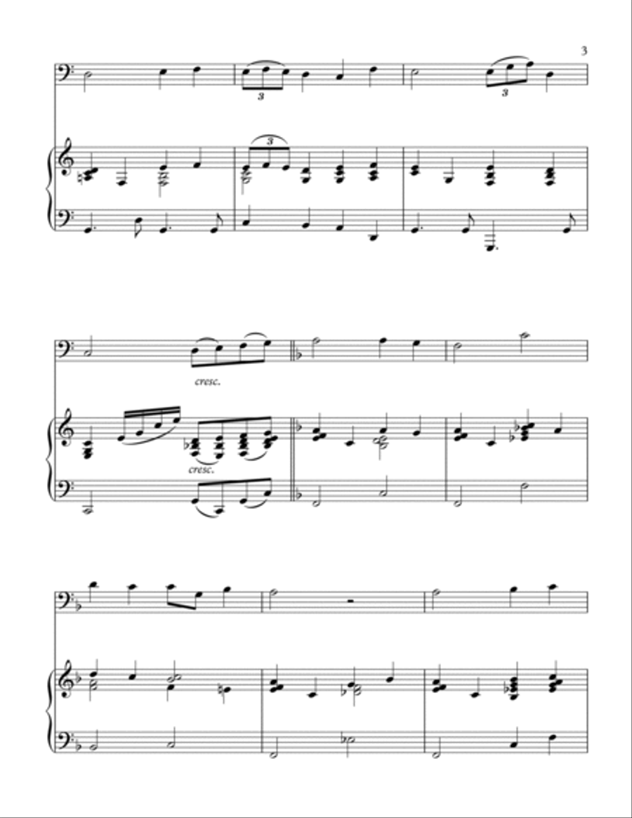 Abide With Me Piano scores gallery preview page 4