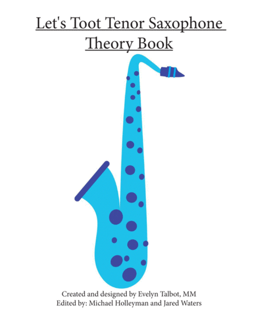 Let's Toot Tenor Saxophone Theory Workbook