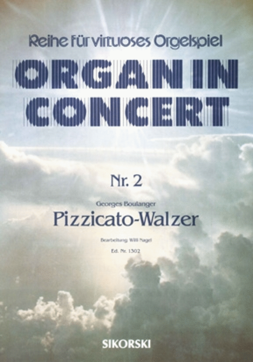 Pizzicato-walzer Fur Elektronische Orgel