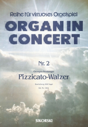 Book cover for Pizzicato-walzer Fur Elektronische Orgel