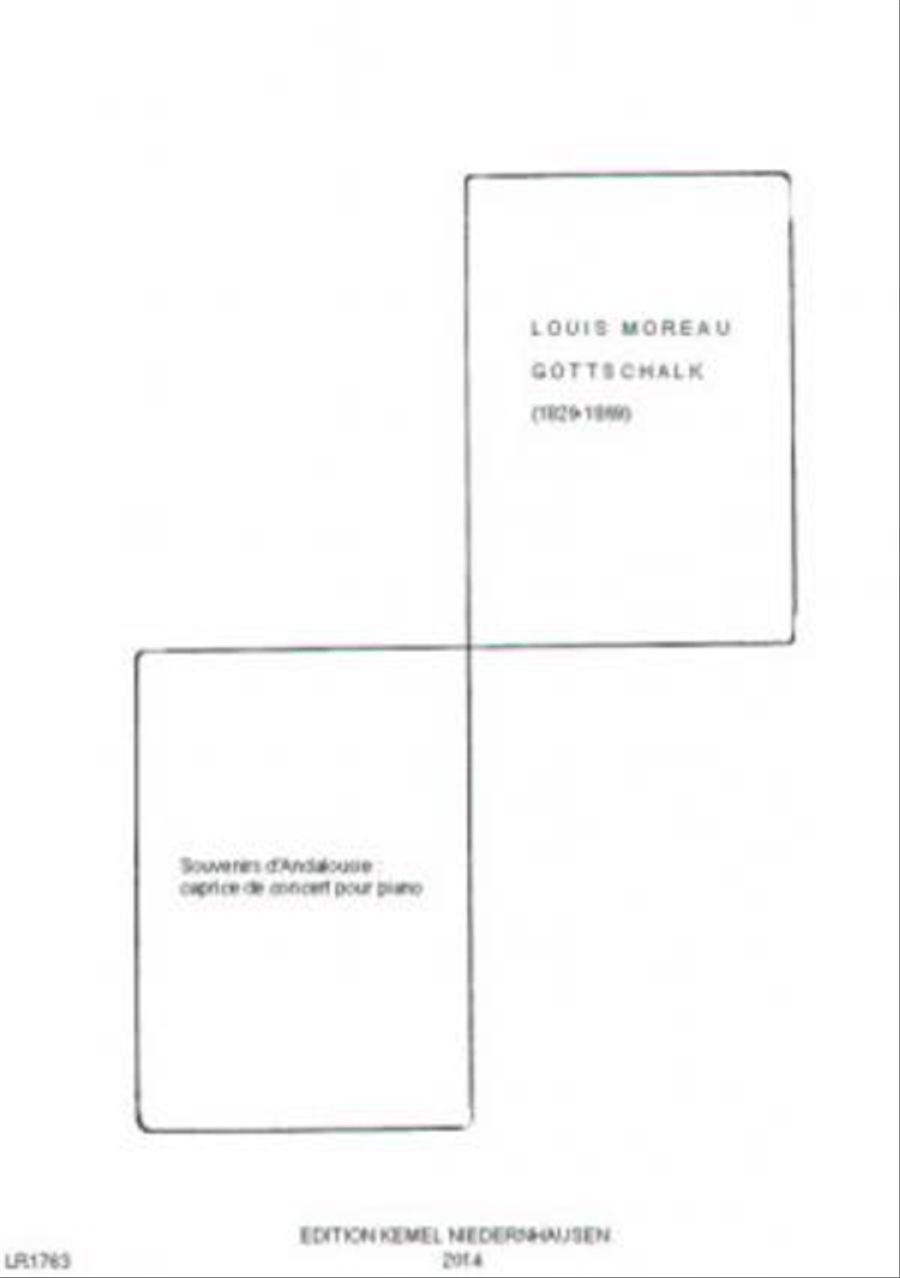 Souvenirs d'Andalousie Piano Solo scores gallery preview page 1