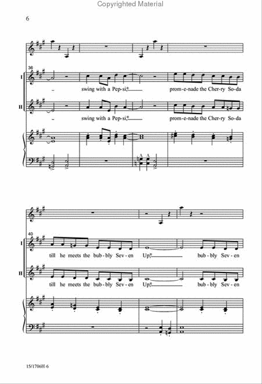 Pop Bottle Hoedown Pop Bottle Hoedown 2-Part scores gallery preview page 6