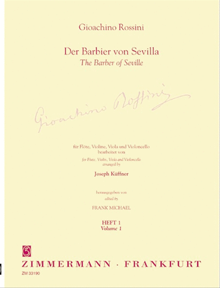 The Barber of Seville Heft 1
