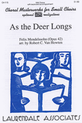 Book cover for As the Deer Longs