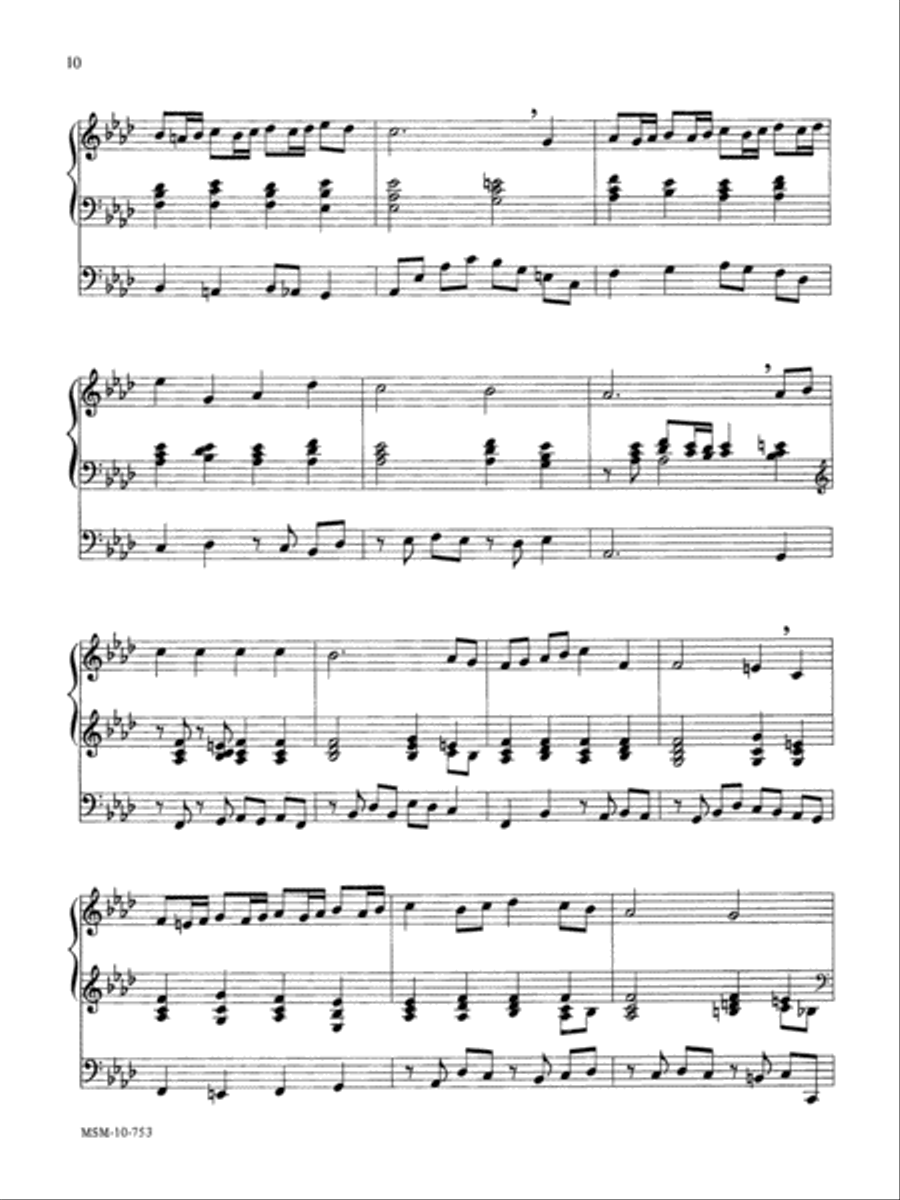 The God of Abraham Praise Organ scores gallery preview page 2