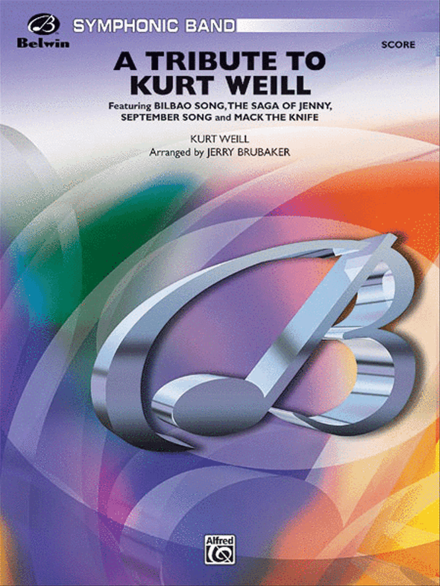 A Tribute to Kurt Weill Concert Band scores gallery preview page 1