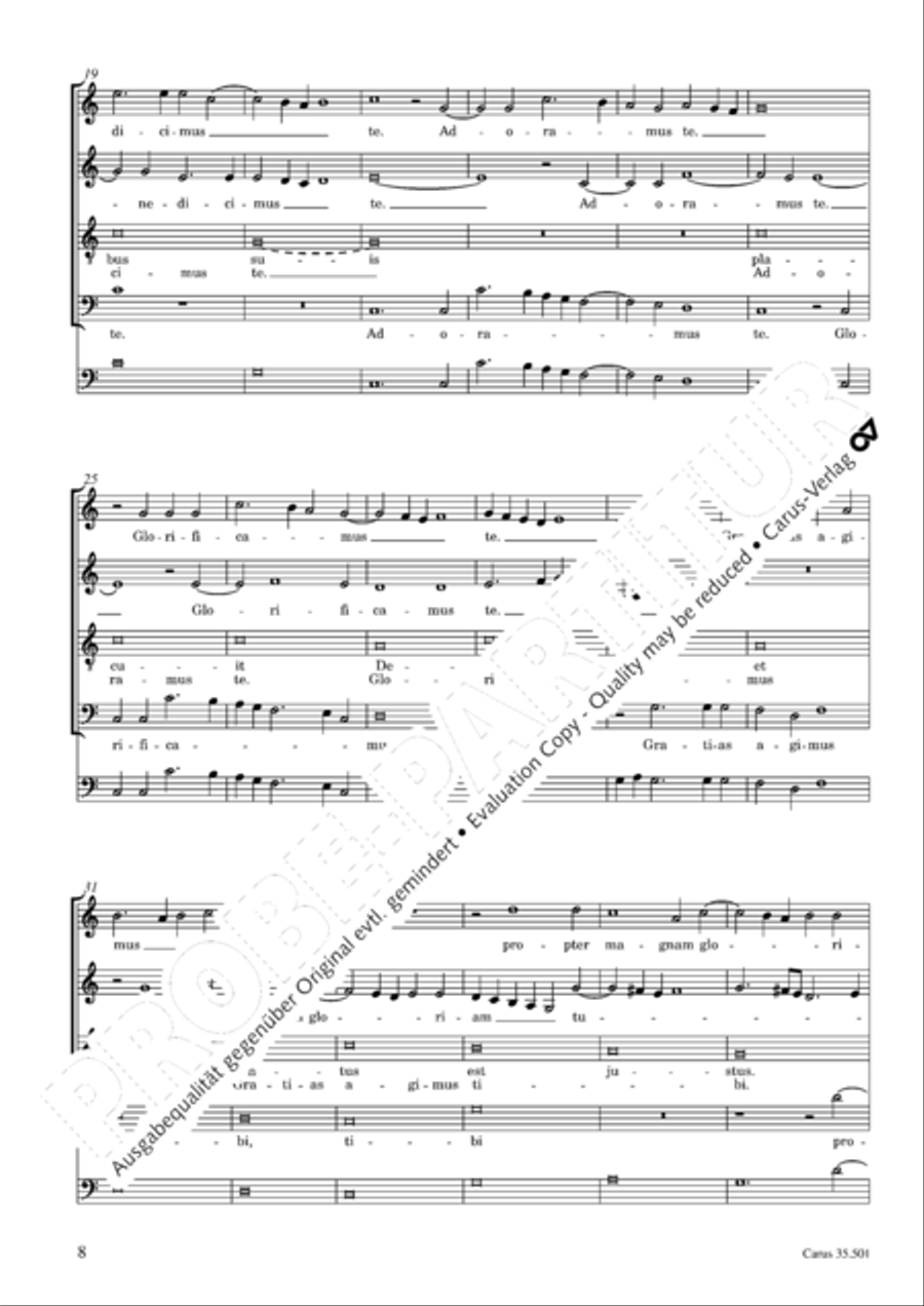 Palestrina: Masses and individual movements Score scores gallery preview page 23