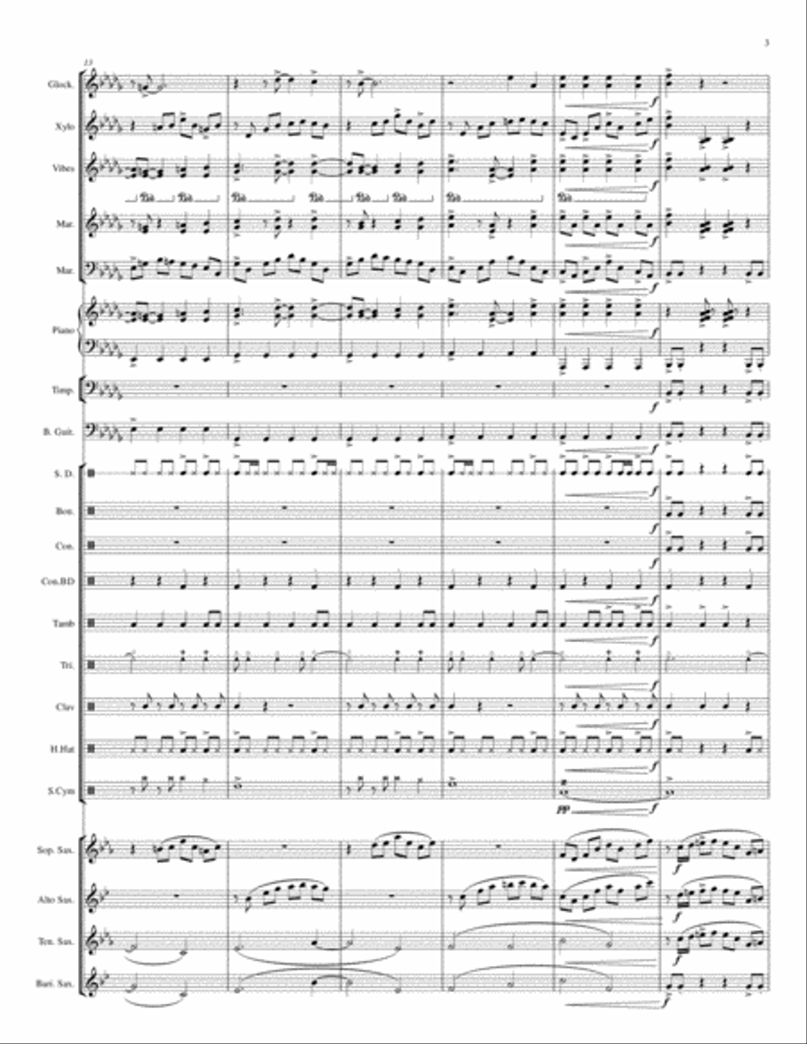 Blue City Scenes Saxophone scores gallery preview page 4