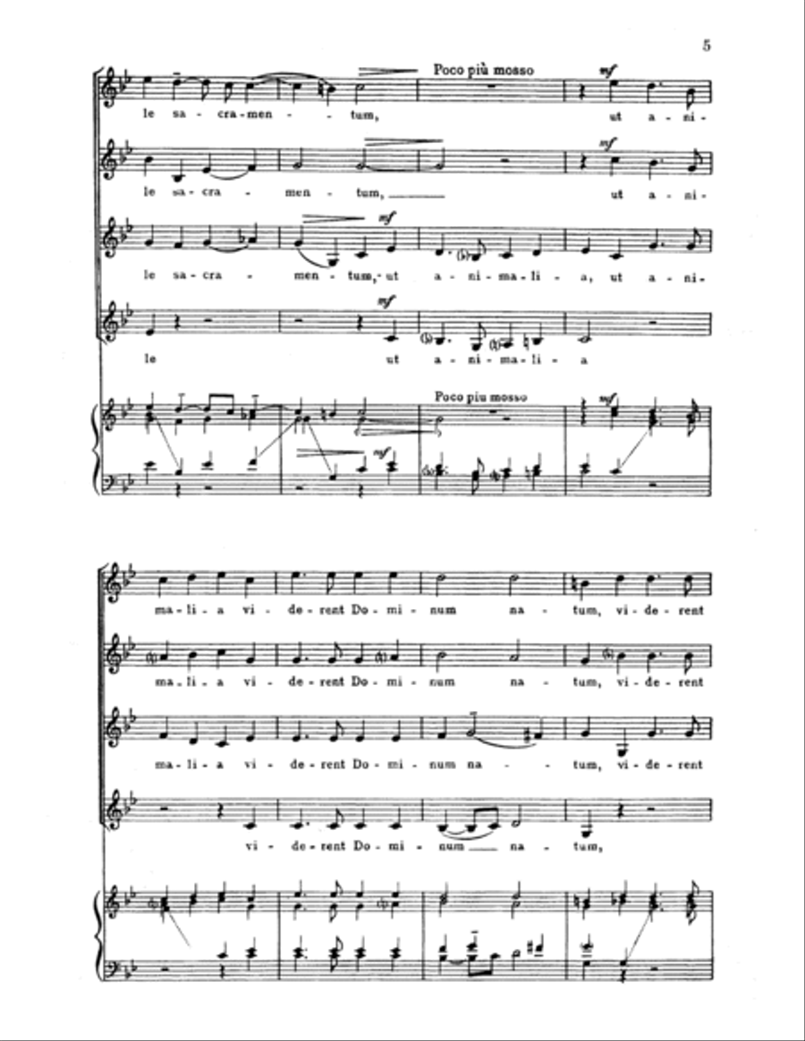 O Magnum Mysterium SSAA scores gallery preview page 3