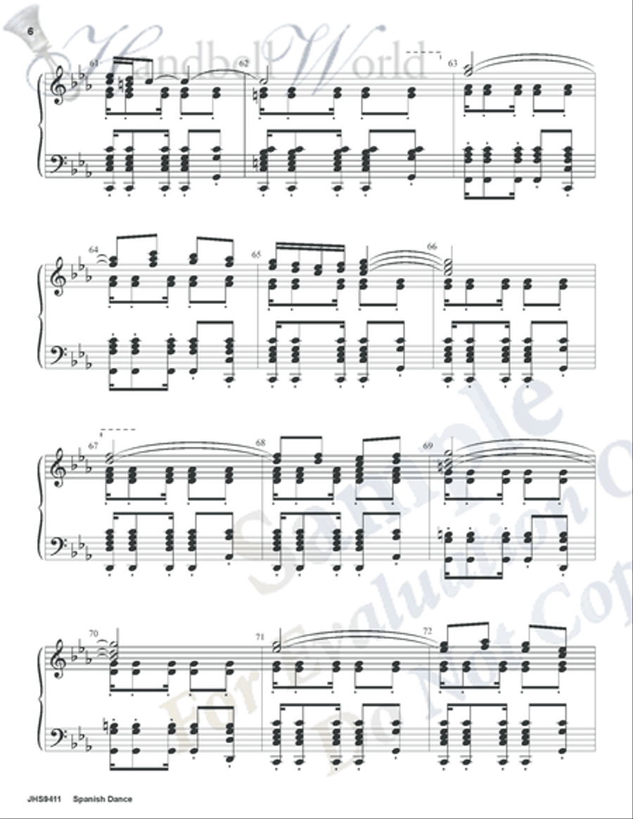 Spanish Dance 5-Octaves scores gallery preview page 5