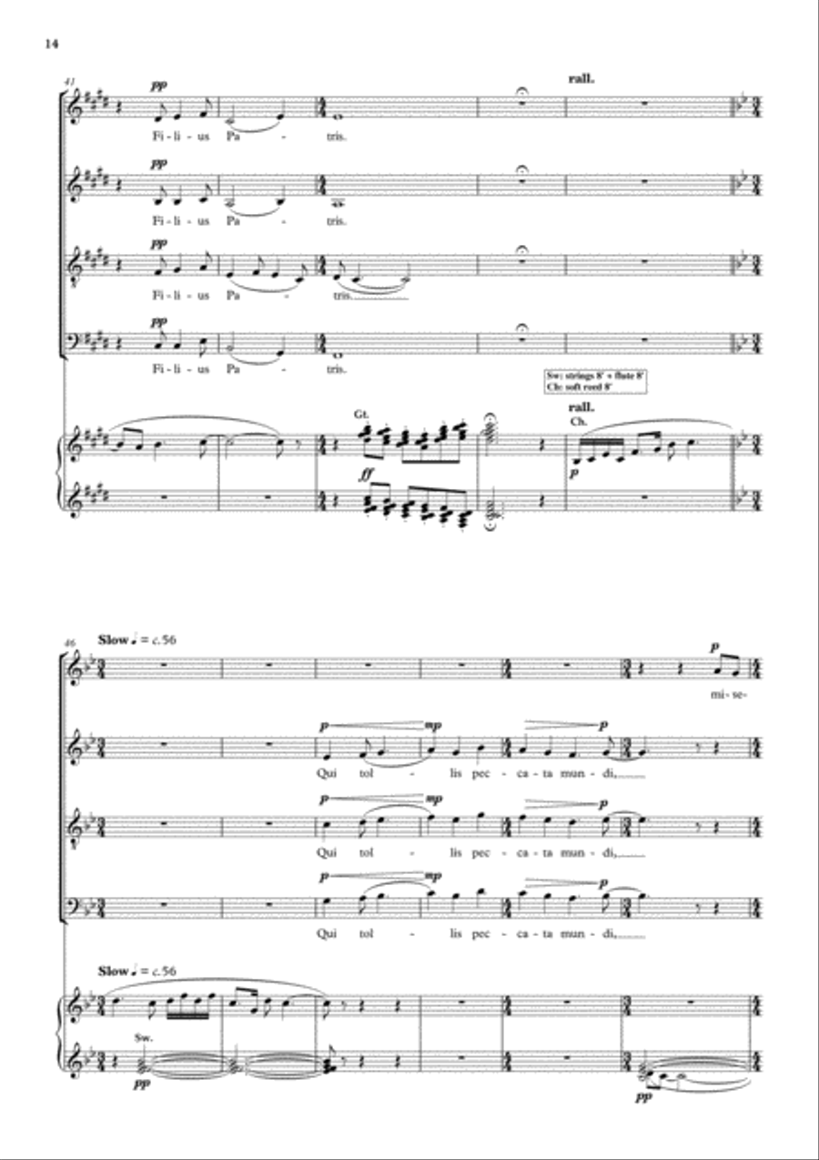 Missa Sanctae Margaretae Missa Sanctae Margaretae 4-Part scores gallery preview page 7