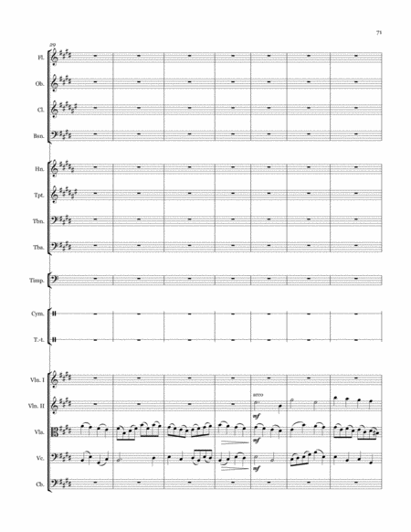 Symphony No.2 in D major Score 2