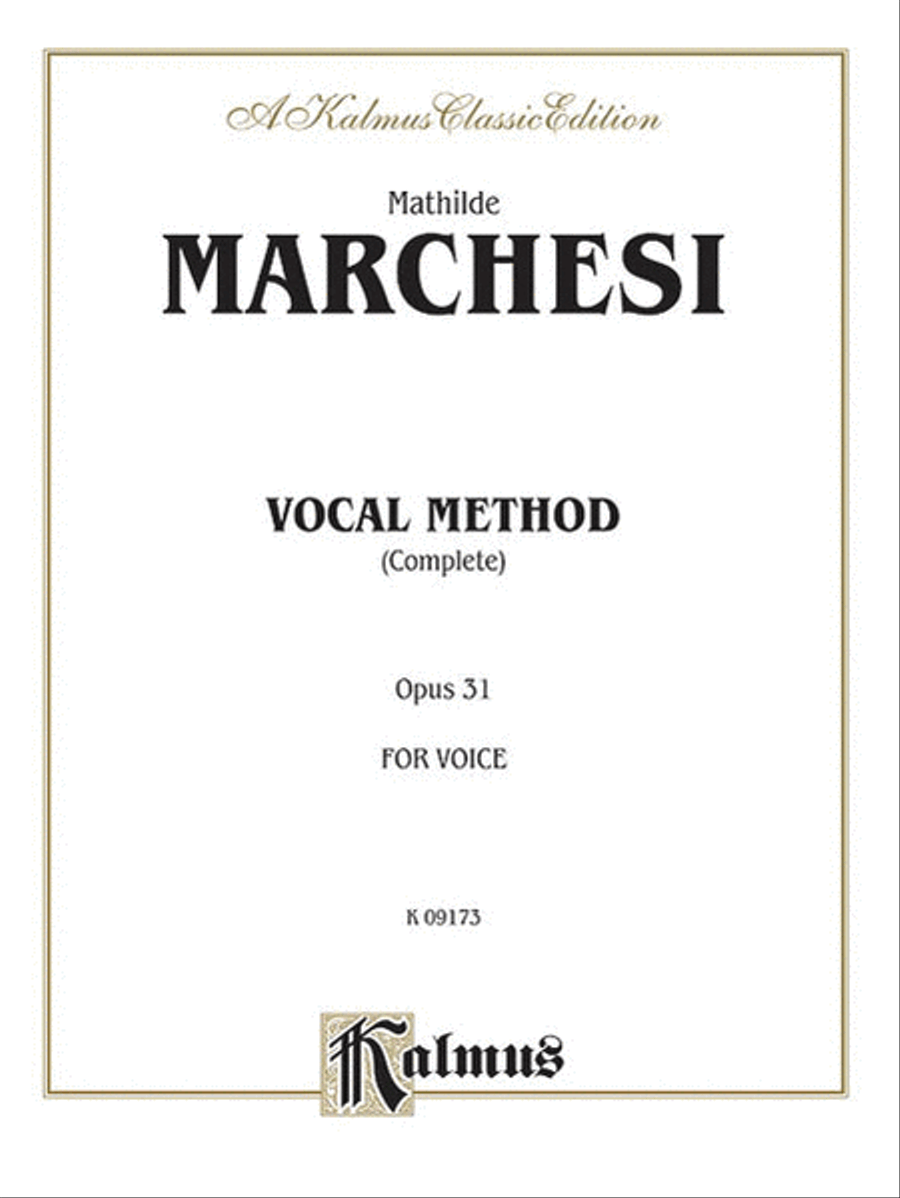 Vocal Method, Op. 31 (Complete) Voice scores gallery preview page 1