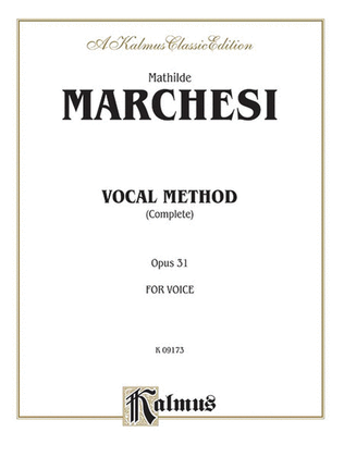 Book cover for Vocal Method, Op. 31 (Complete)