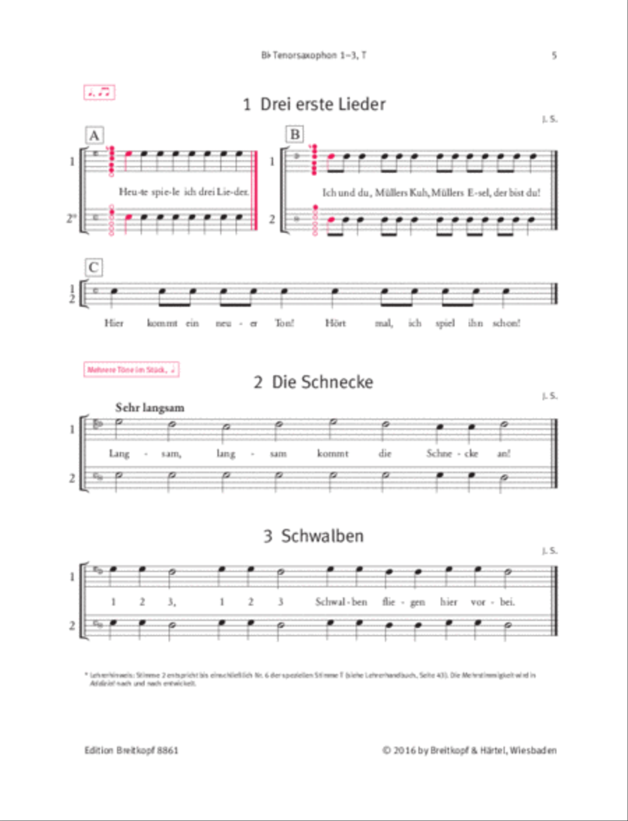 Addizio! Saxophone scores gallery preview page 2