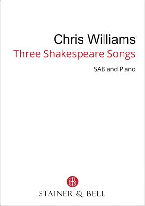 3 Shakespeare songs (SAB)