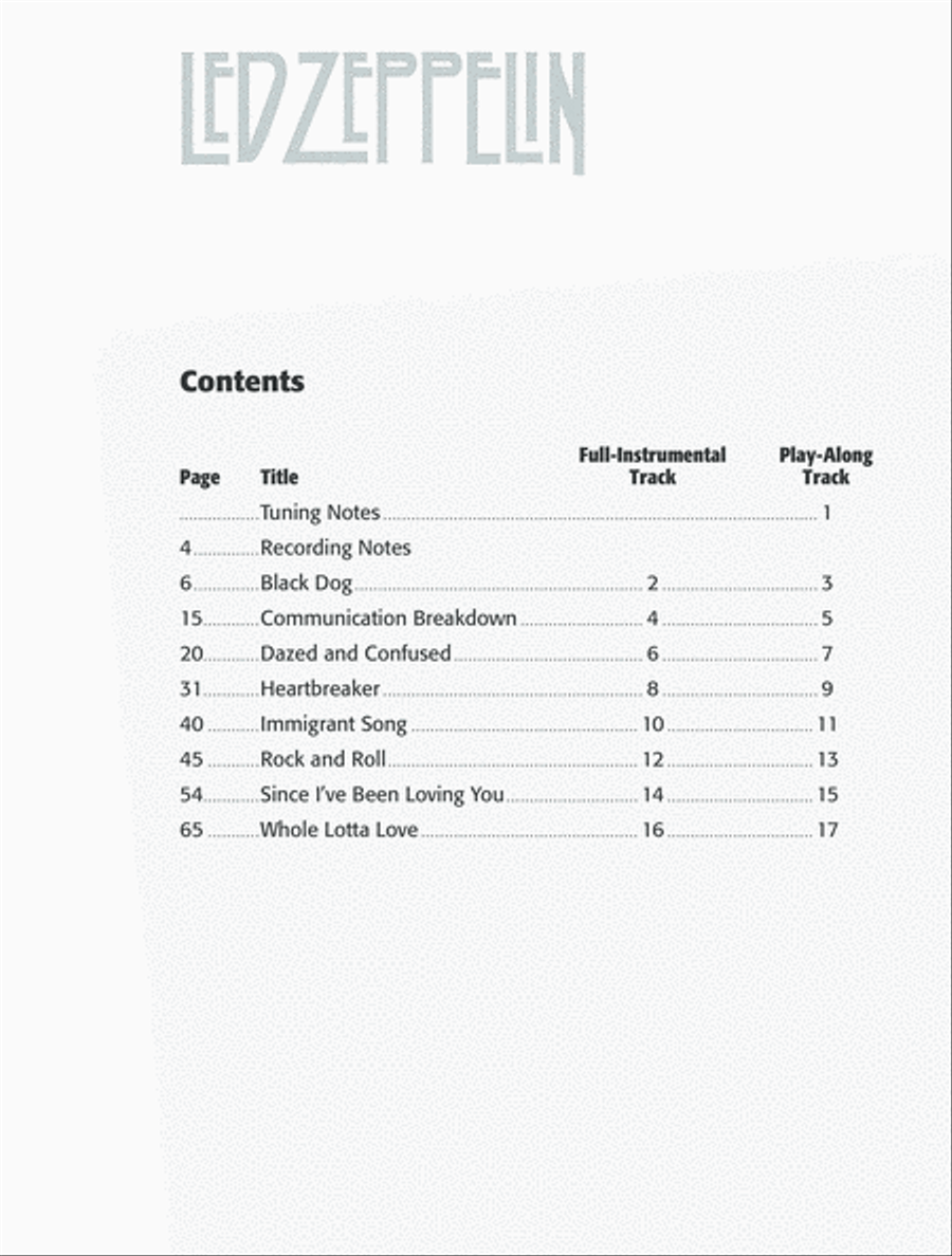 Ultimate Guitar Play-Along Led Zeppelin, Volume 1 image number null