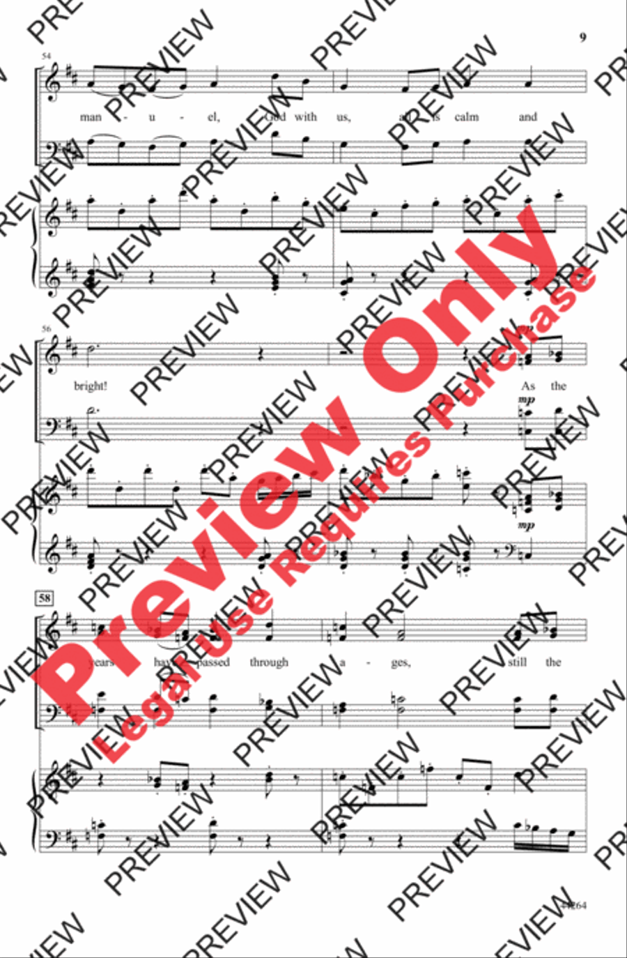 Sing a Glad Noel! Sing a Glad Noel! 4-Part scores gallery preview page 9