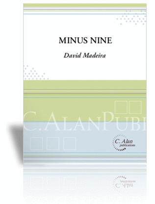 Book cover for Minus Nine (score & parts)