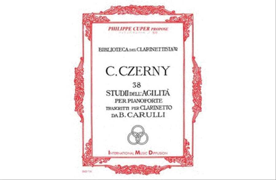 38 Studi Dell'Agilita Op. 70 Clarinet Solo scores gallery preview page 1