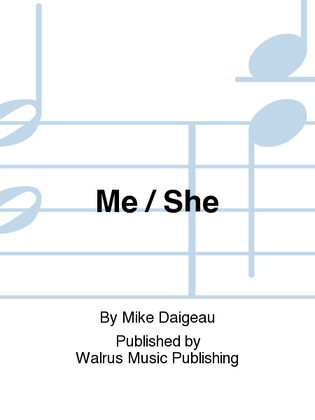 Book cover for Me / She