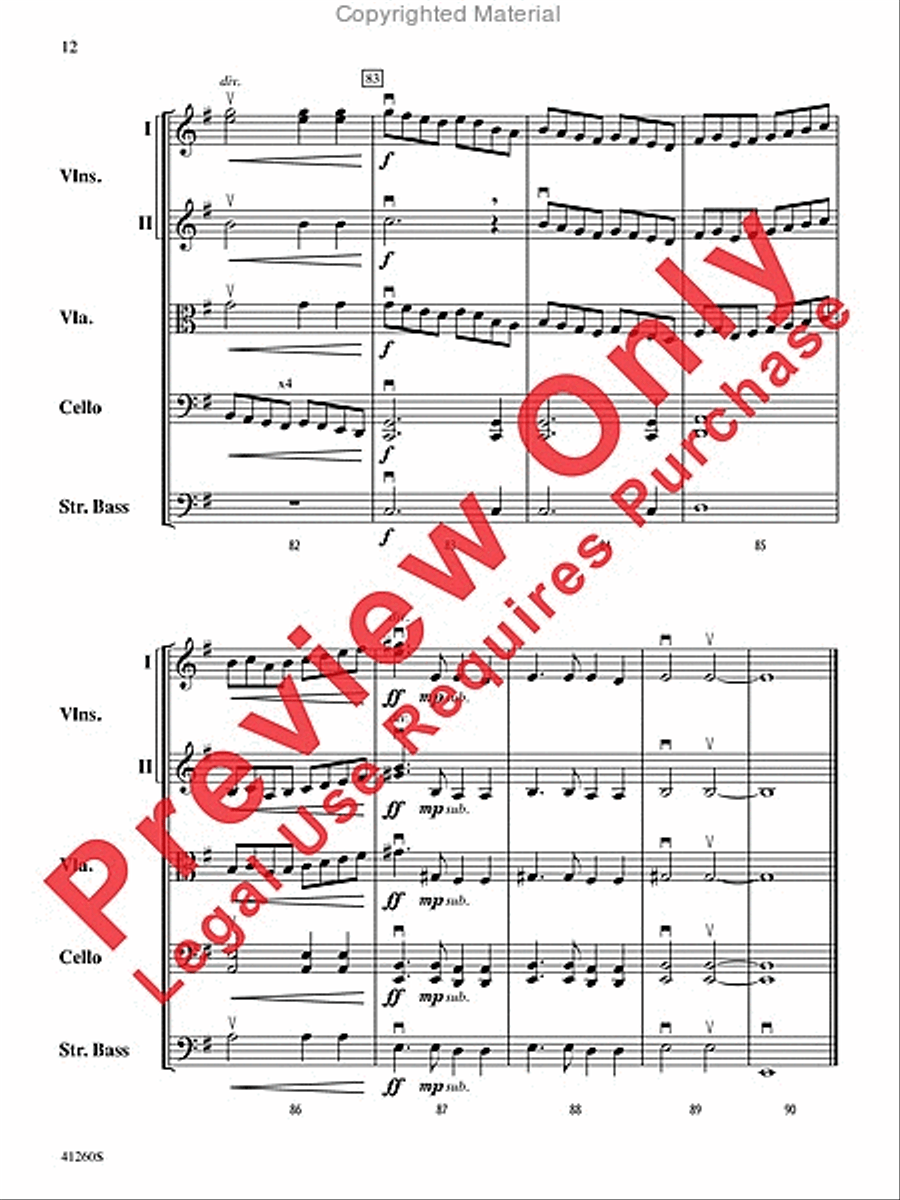 Flight String Orchestra scores gallery preview page 12