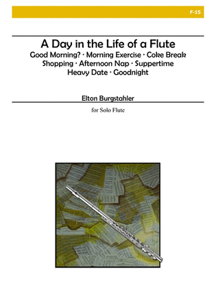 Book cover for A Day in the Life of a Flute for Solo Flute