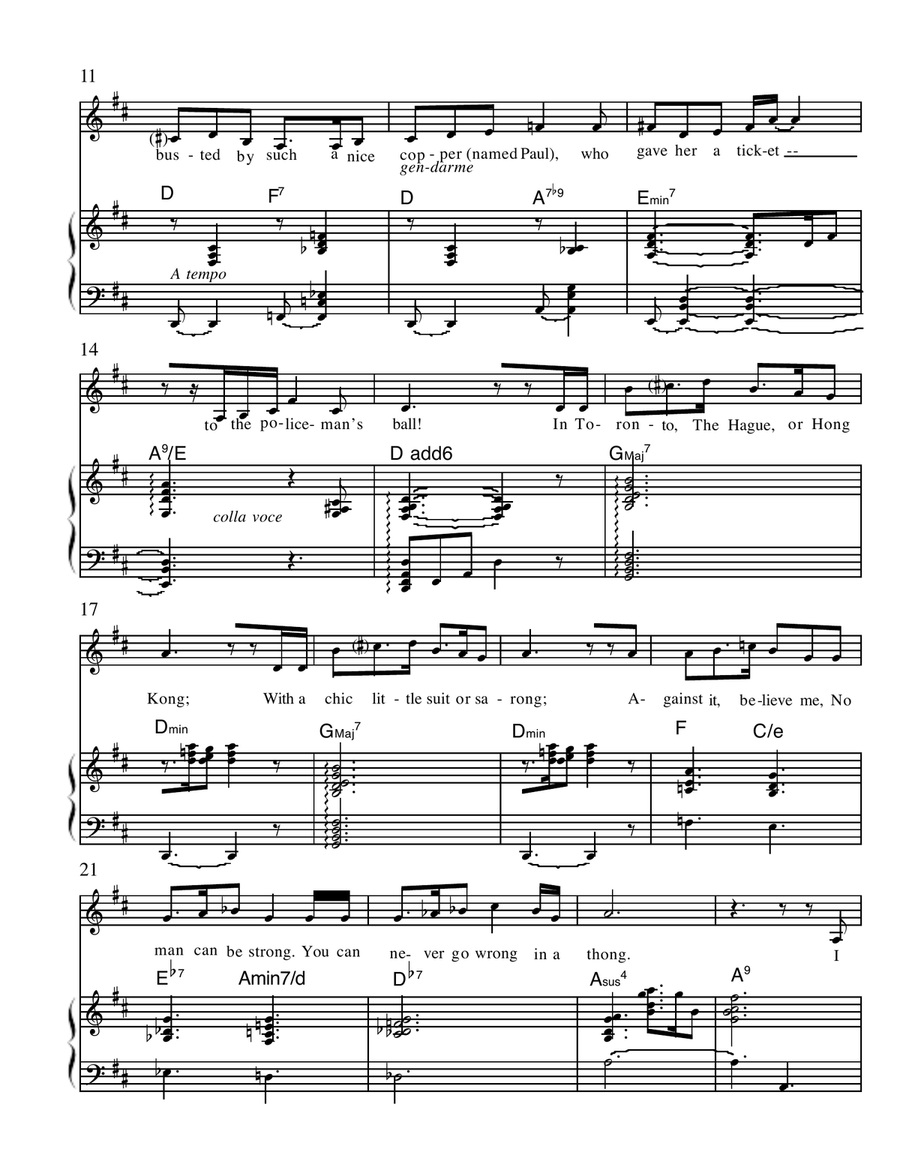 Thong Song Piano, Vocal scores gallery preview page 2