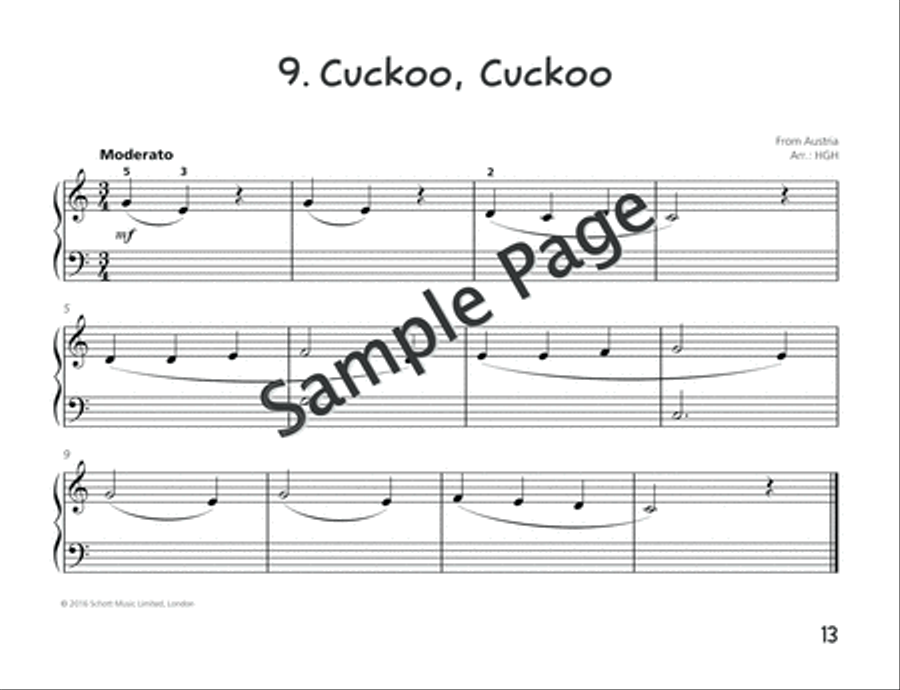 Piano Junior: Performance Book 1 Piano Method scores gallery preview page 14