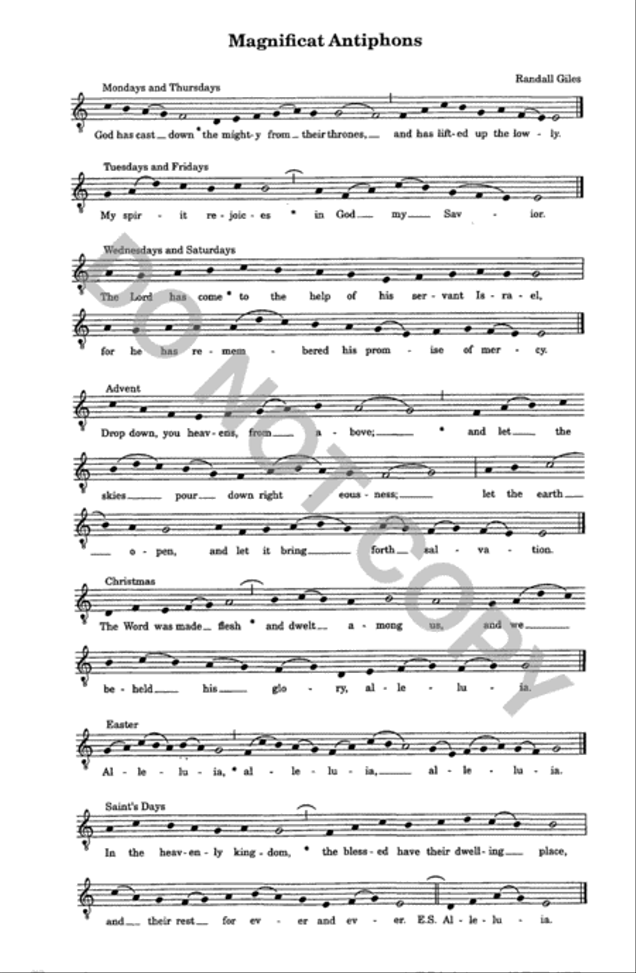 Magnificat and Nunc Dimittis (Walsingham Service) TTBB scores gallery preview page 2