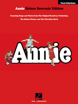 Book cover for Annie Vocal Selections – Deluxe Souvenir Edition