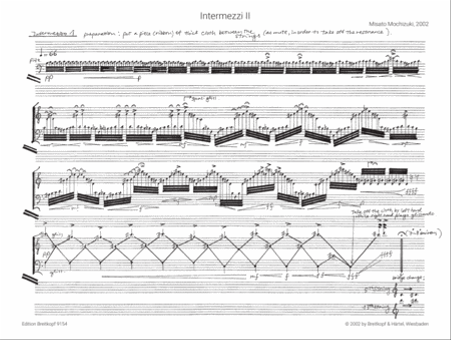Intermezzi II Harp scores gallery preview page 2