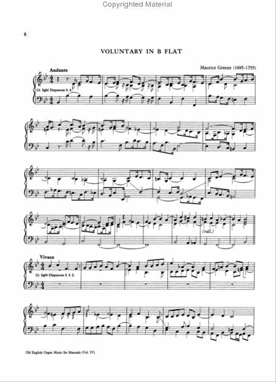 Old English Organ Music for Manuals - Book 4 Organ Solo scores gallery preview page 4