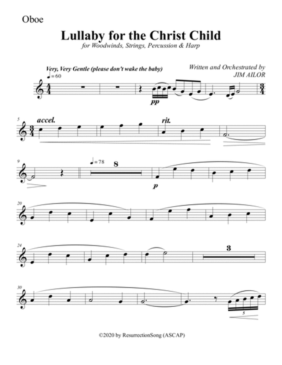 Lullaby for the Christ Child (Instrumental Parts) image number null