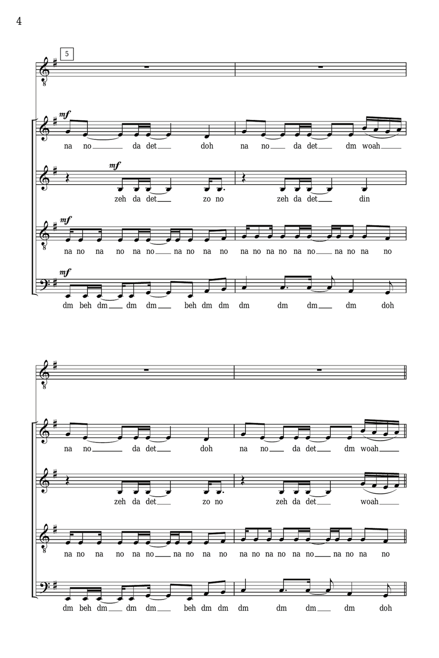 Drive Drive 4-Part scores gallery preview page 2