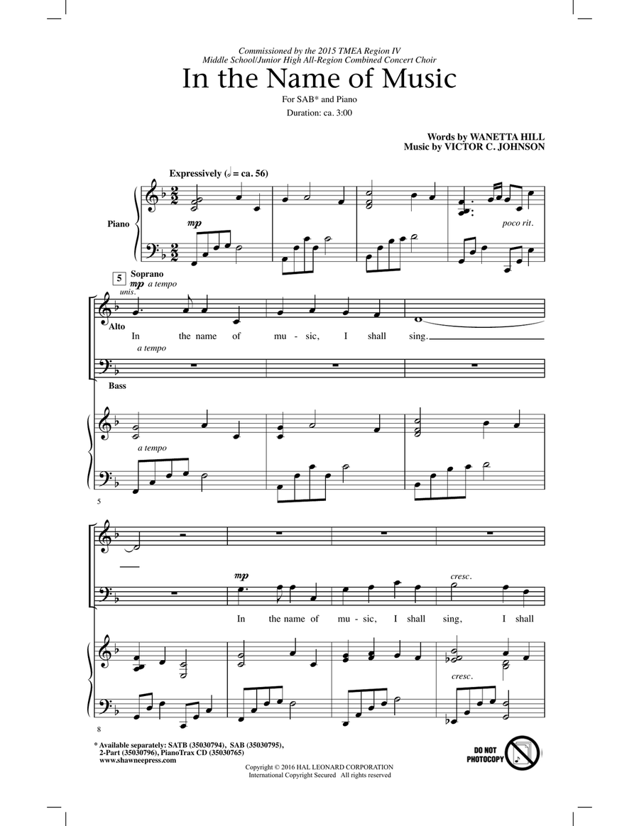 In The Name Of Music
