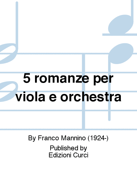5 romanze per viola e orchestra