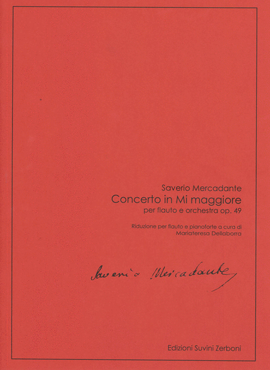 Concerto in Mi maggiore Op. 49