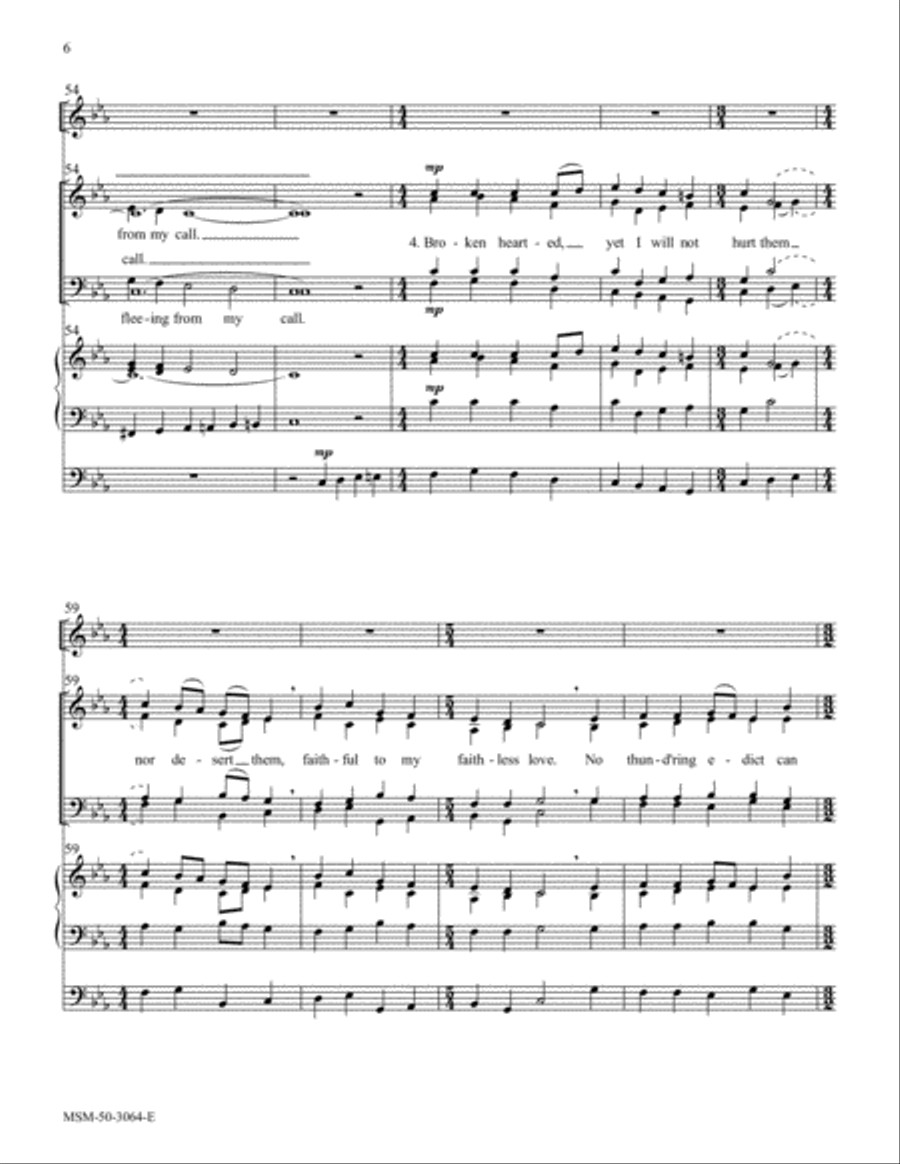 I Was Wed at Sinai I Was Wed at Sinai 4-Part scores gallery preview page 6