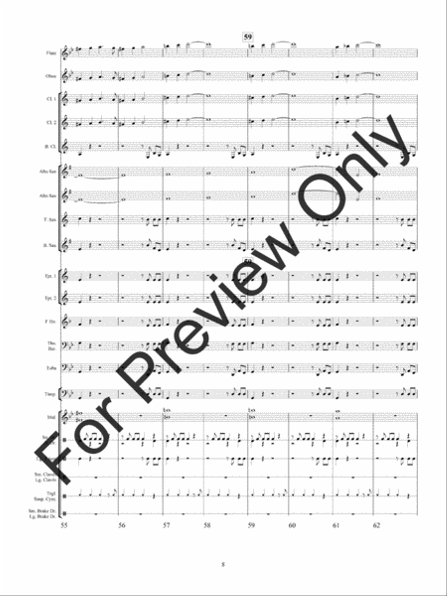 Haunted Mine Concert Band scores gallery preview page 11