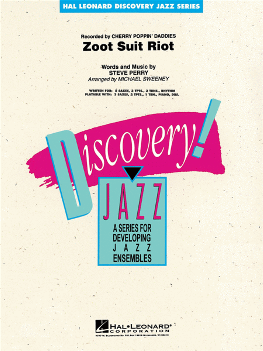 Zoot Suit Riot Jazz Ensemble scores gallery preview page 1