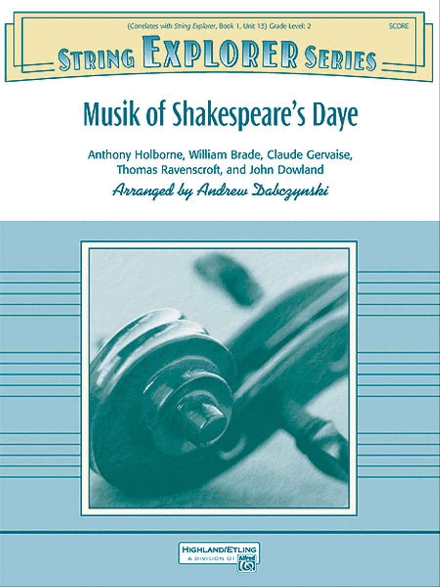Musik of Shakespeare's Daye String Orchestra scores gallery preview page 1