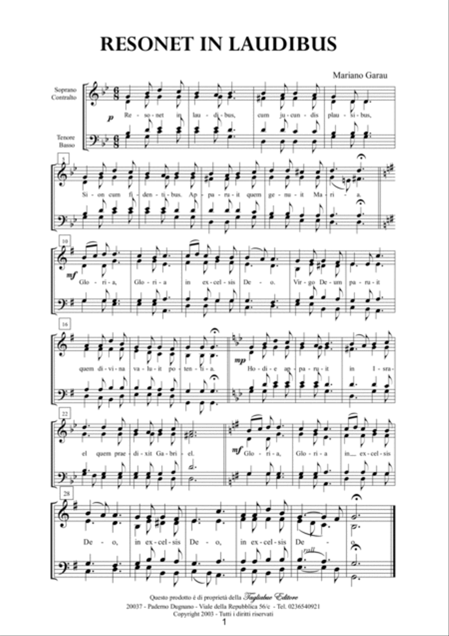 ARMONIE DI NATALE - Mariano Garau Choir scores gallery preview page 5