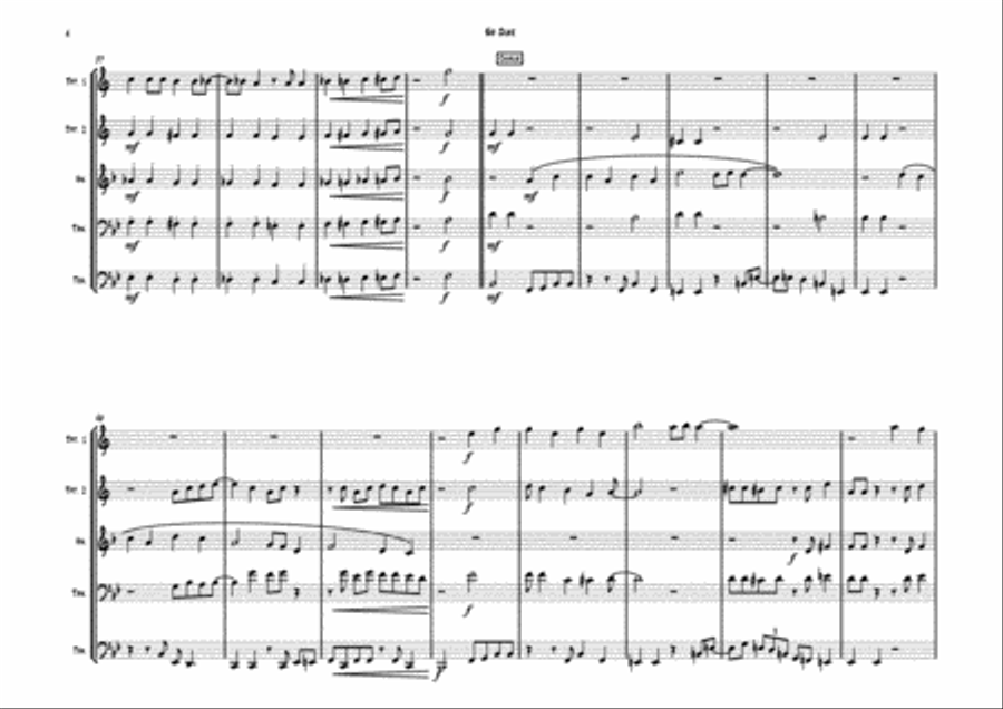 Sir Duke Brass Ensemble scores gallery preview page 4