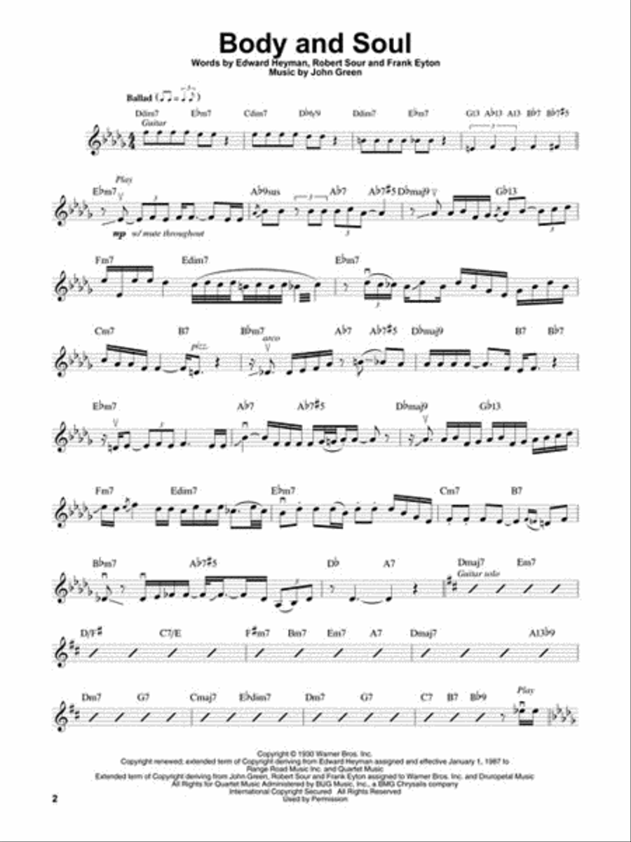 Hot Jazz Violin Solo scores gallery preview page 3