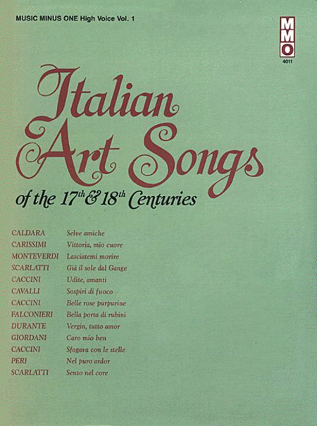 17th/18th Century Italian Songs - High Voice, vol. I (New Digitally Remastered version)