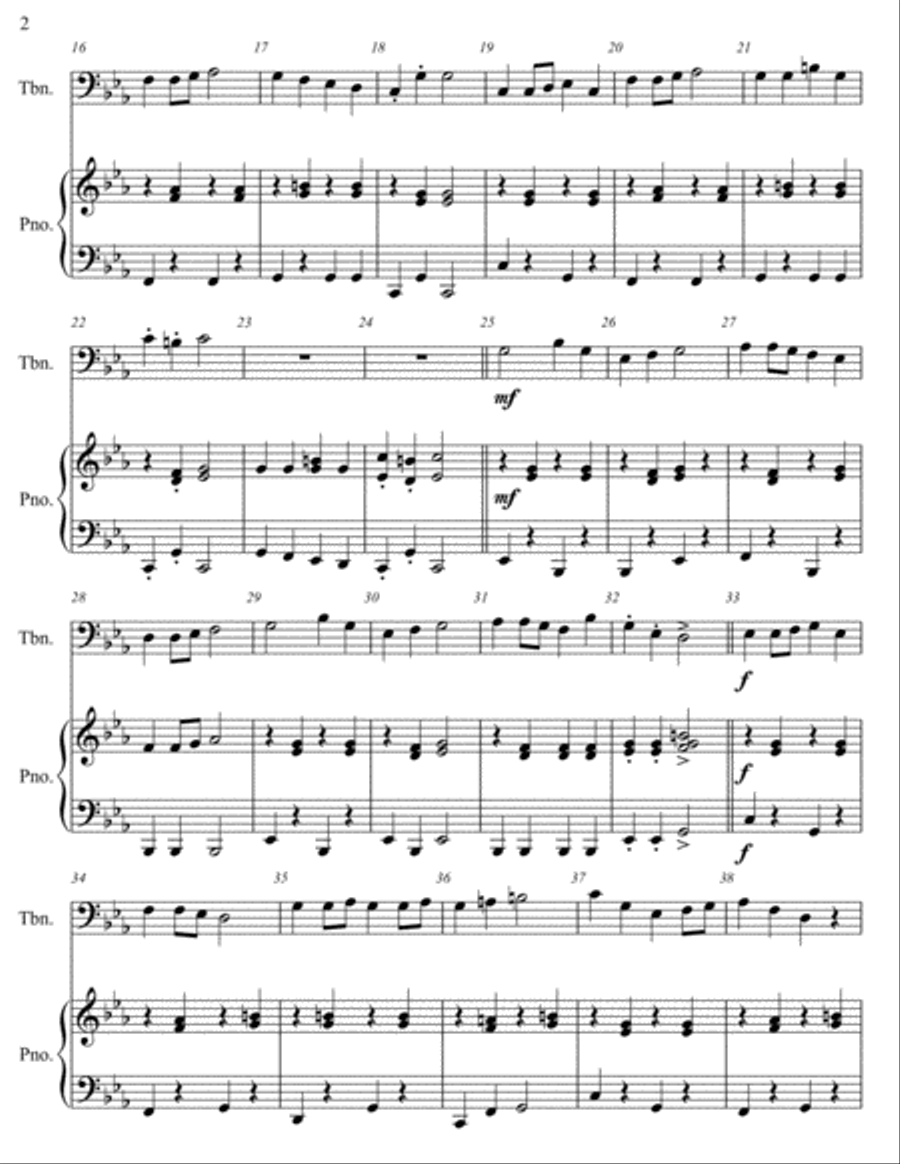 Rampage Piano Accompaniment scores gallery preview page 3