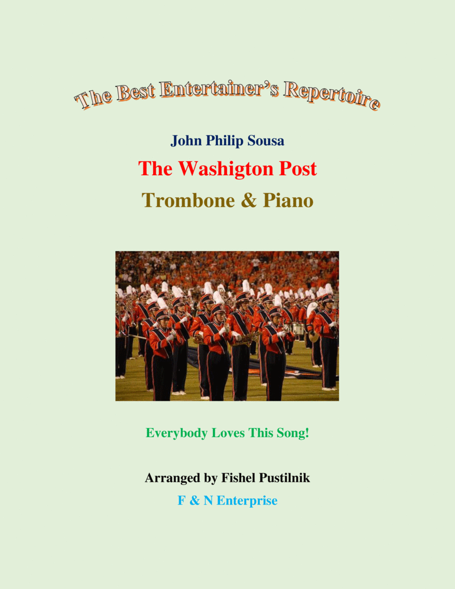"The Washington Post"-Piano Background Track for Trombone and Piano-Video image number null